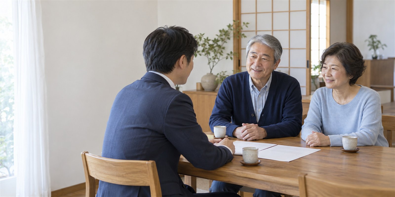 家の売却を相談するご夫婦